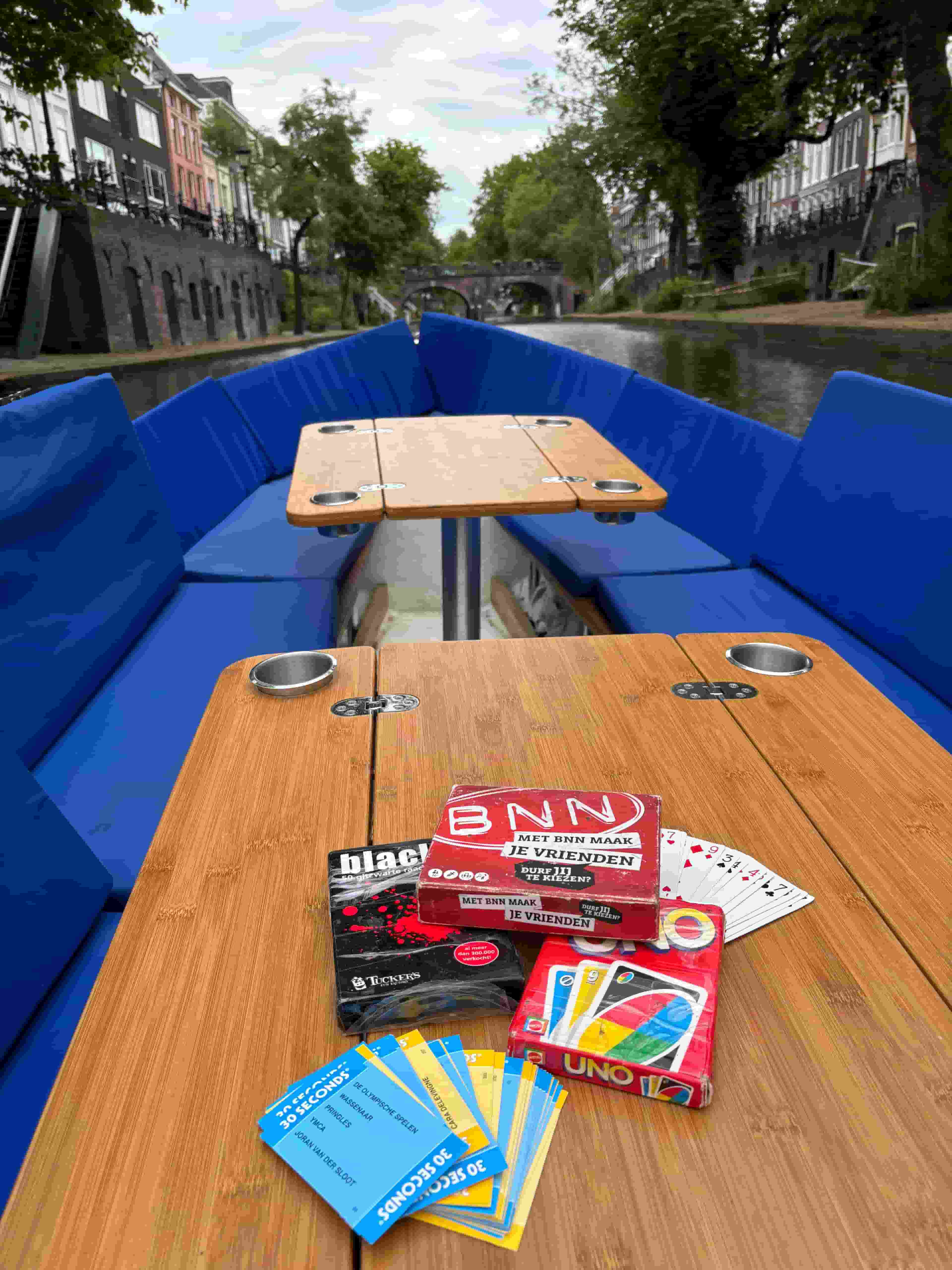 Classic arched bridges over the Oudegracht canal